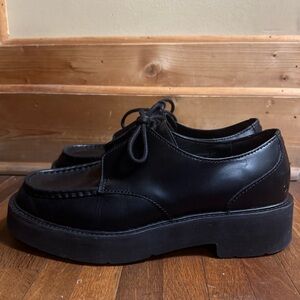 Men’s rag and bone leather lace up loafers size 44.5 fits like a 
11.5 -12